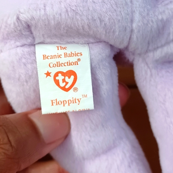 TY Beanie Babies Floppity the Bunny Beanie Baby Plush fairycore stuffed animal - Picture 8 of 11